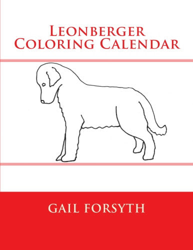 Leonberger Coloring Calendar Book