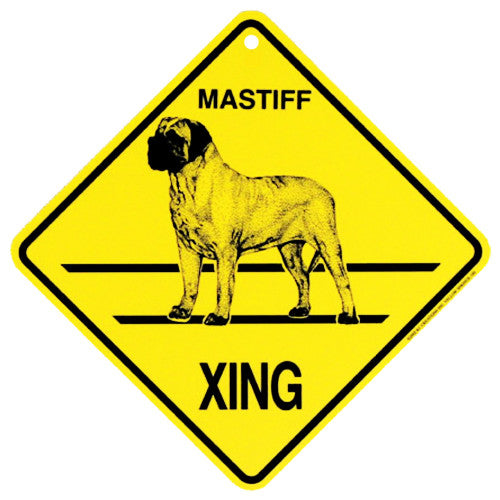 Mastiff Crossing Sign