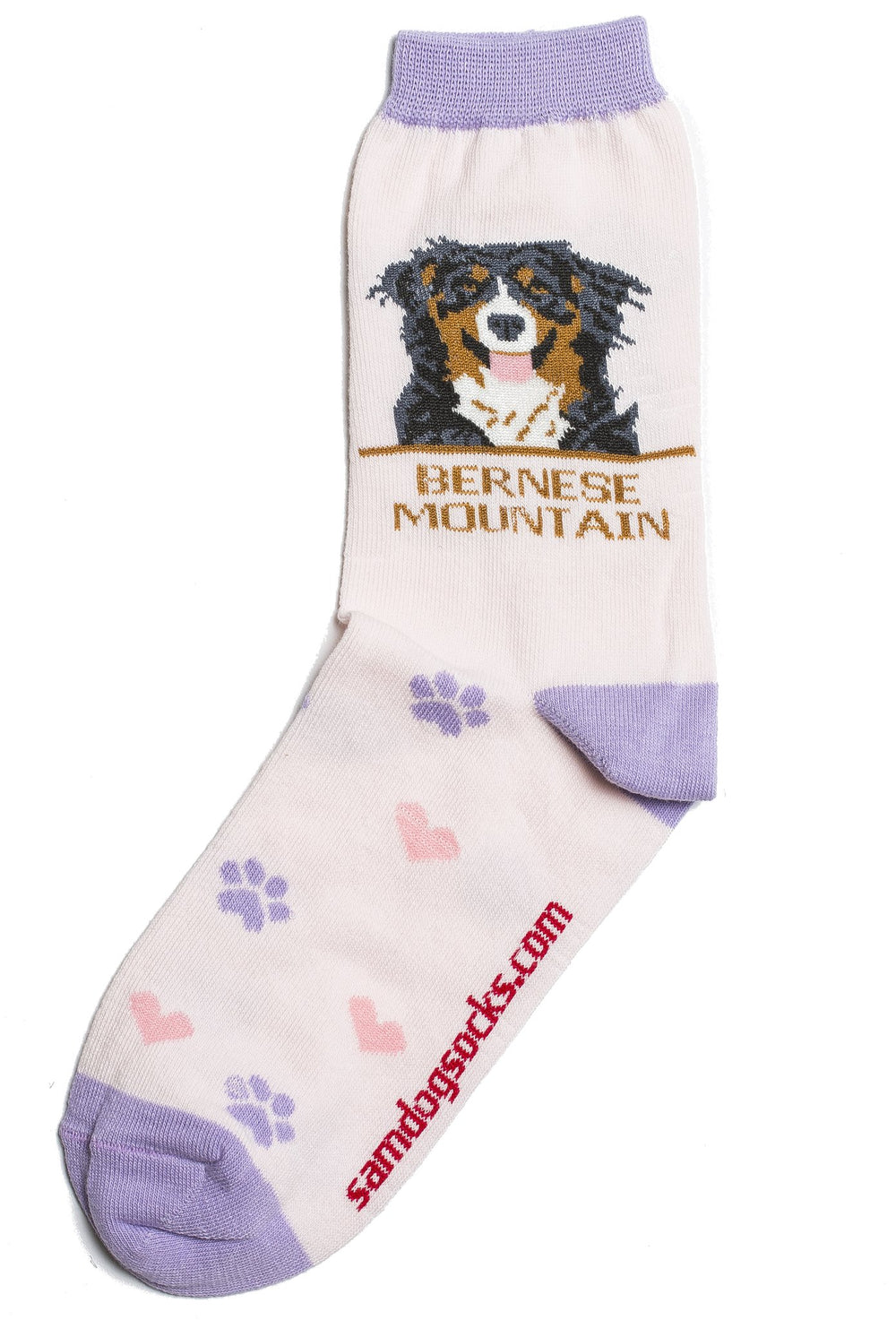 Bernese socks for women - pink & purple
