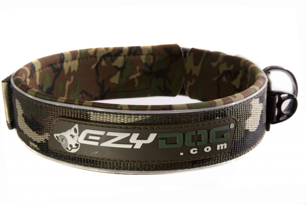 EzyDog Neoprene Classic Collar WIDE for Large Dogs*