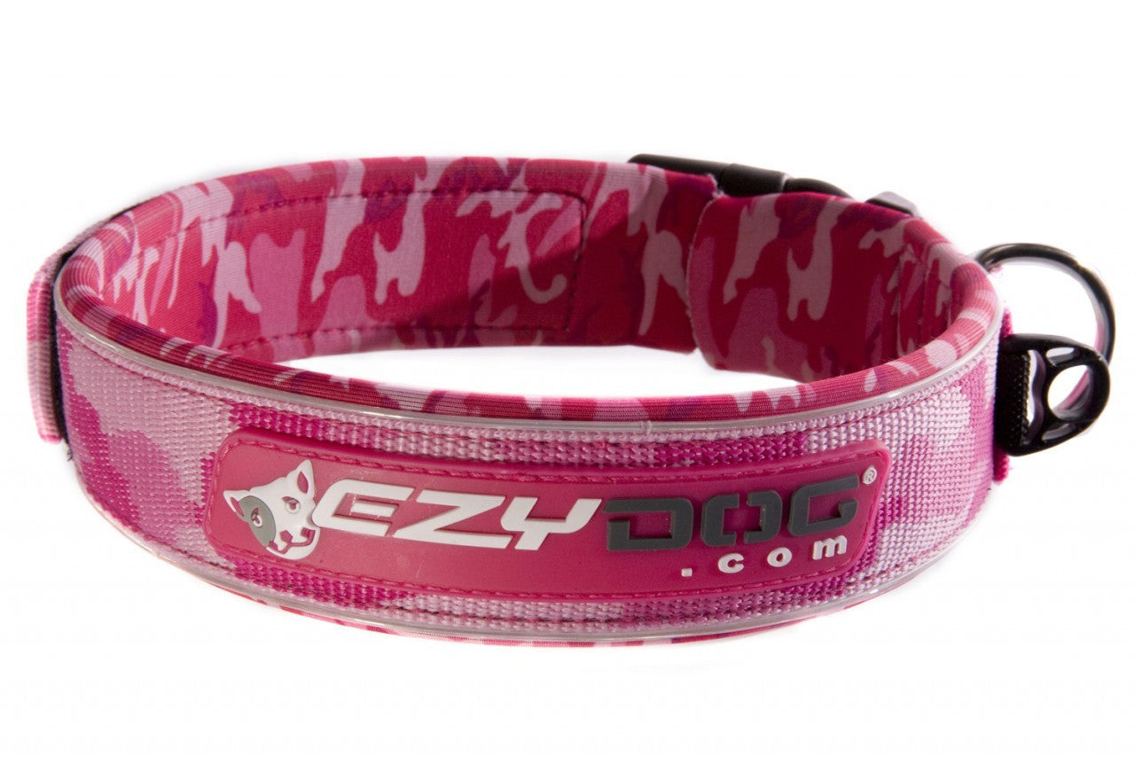 EzyDog Neoprene Classic Collar WIDE for Large Dogs*