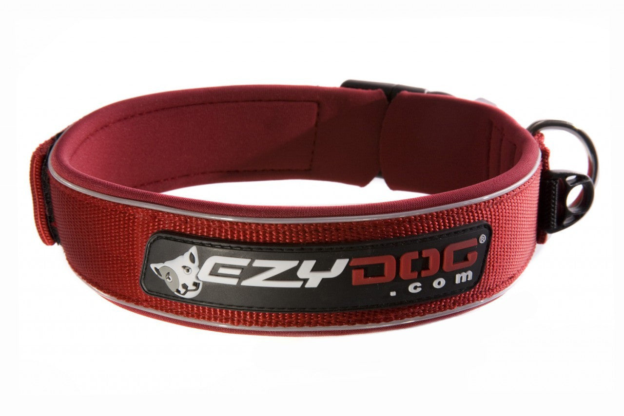 EzyDog Neoprene Classic Collar WIDE for Large Dogs*