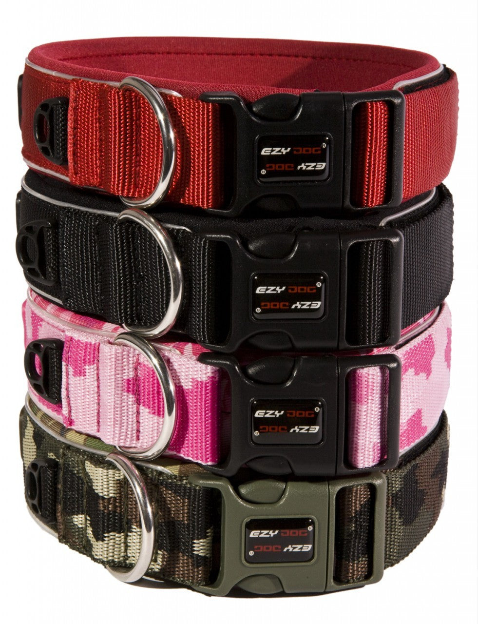 EzyDog Neoprene Classic Collar WIDE for Large Dogs*