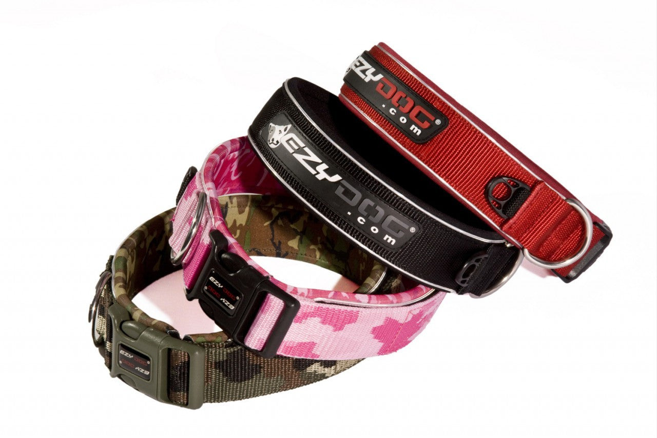 EzyDog Neoprene Classic Collar WIDE for Large Dogs*