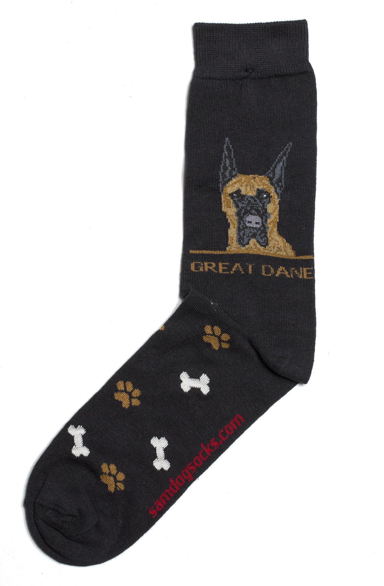 Great Dane socks for men - black