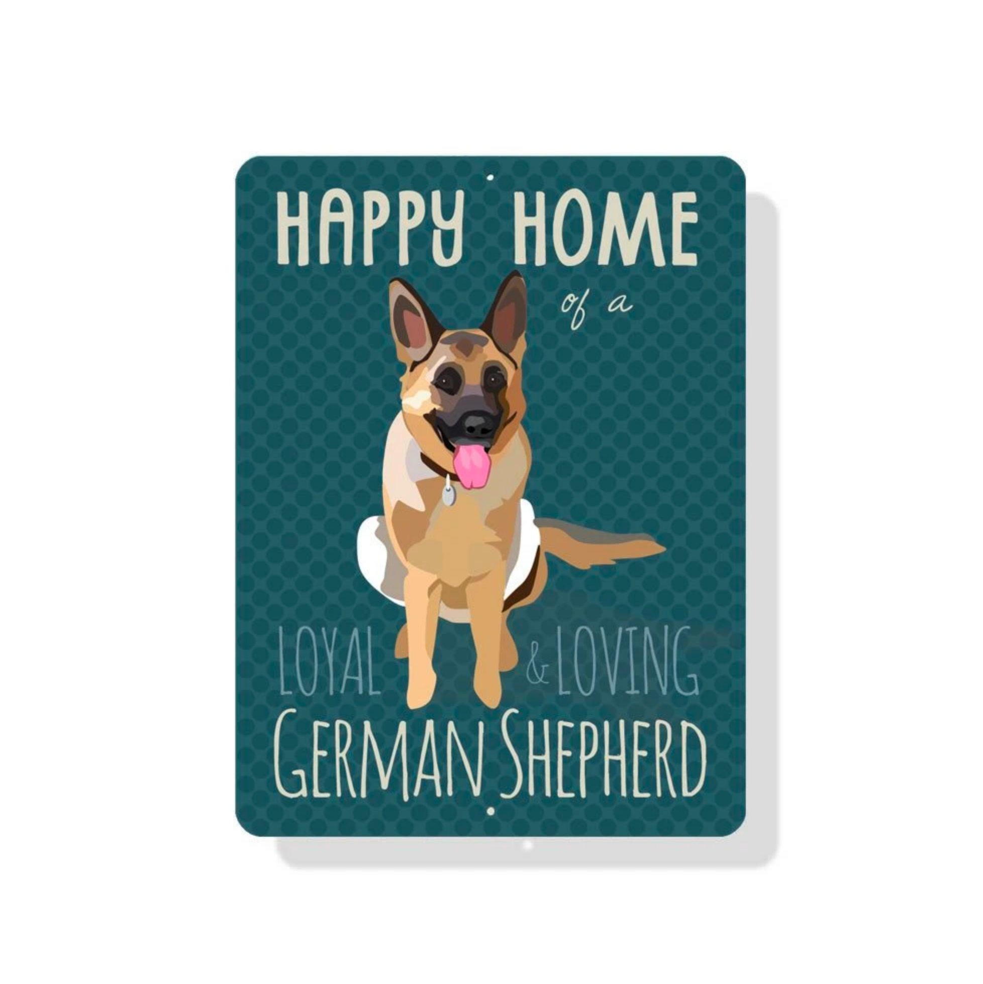 outdoor aluminum german shepherd sign – BIG Gentle Dogs