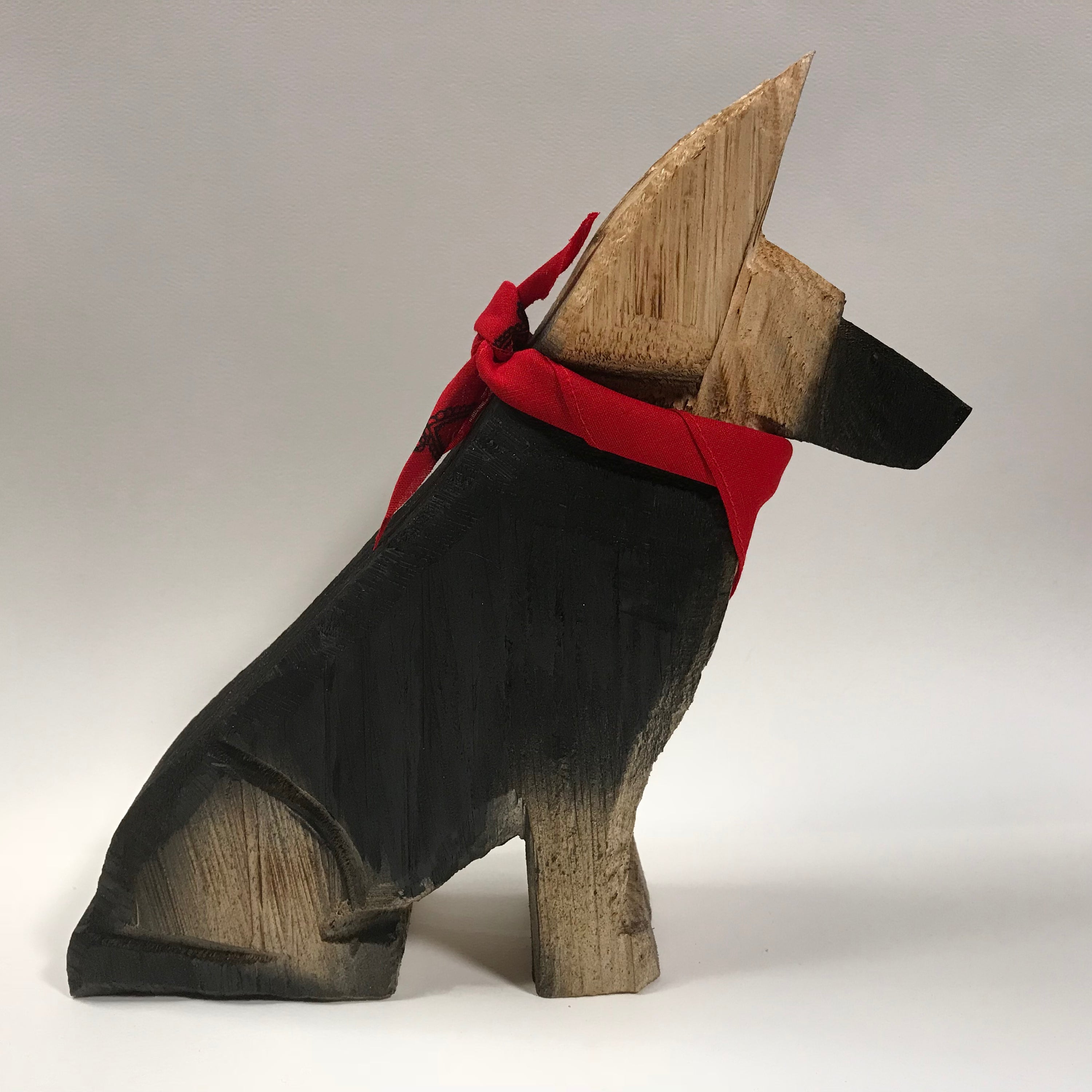 "German Shepherd Dog Wood Carving - Limited Supply"