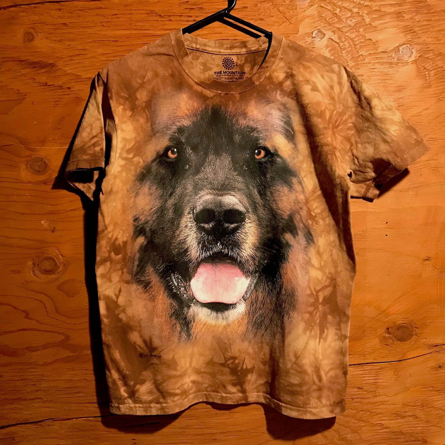 Leonberger Big Face T-shirt - Acorn