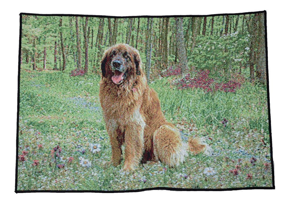 "Leo in grass - Woven Placemat"