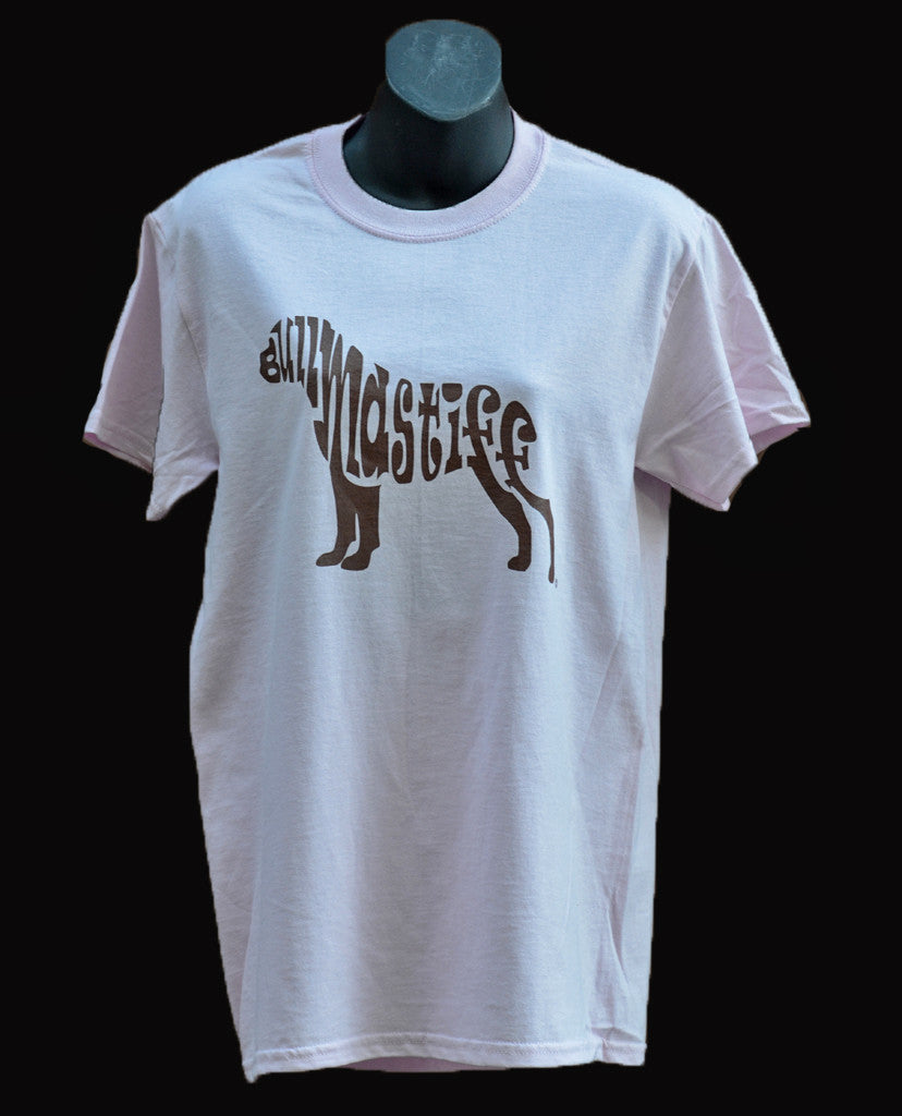 Bullmastiff T-Shirt - Light Pink