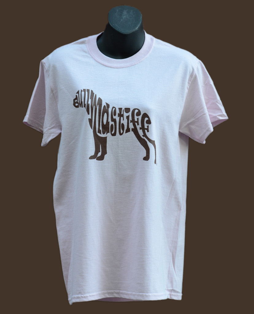 Bullmastiff T-Shirt - Light Pink
