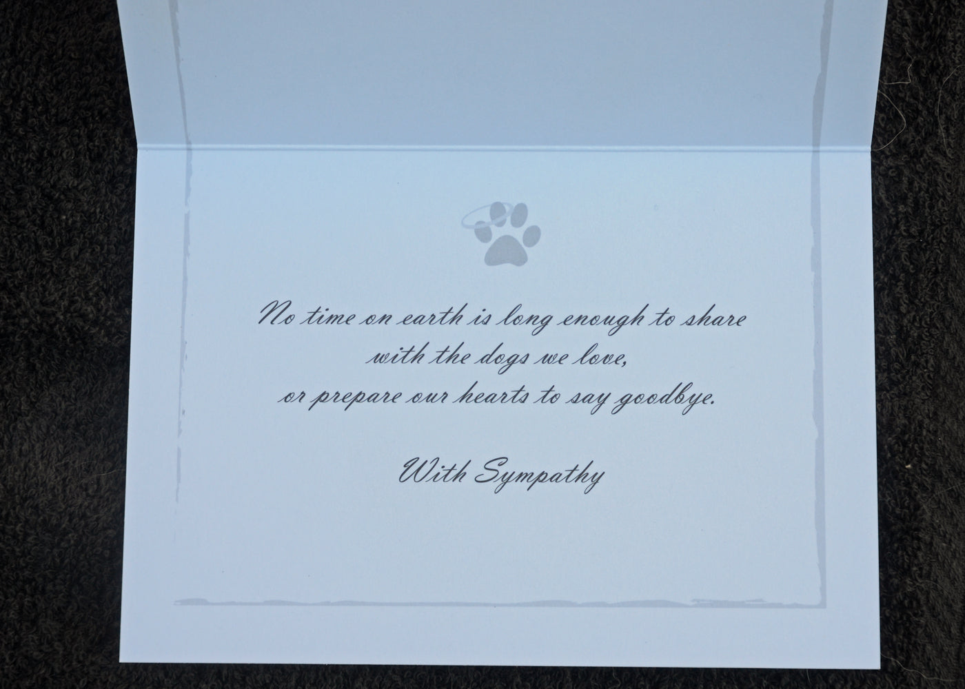 Always Remembered and Forever Loved, Sympathy Card
