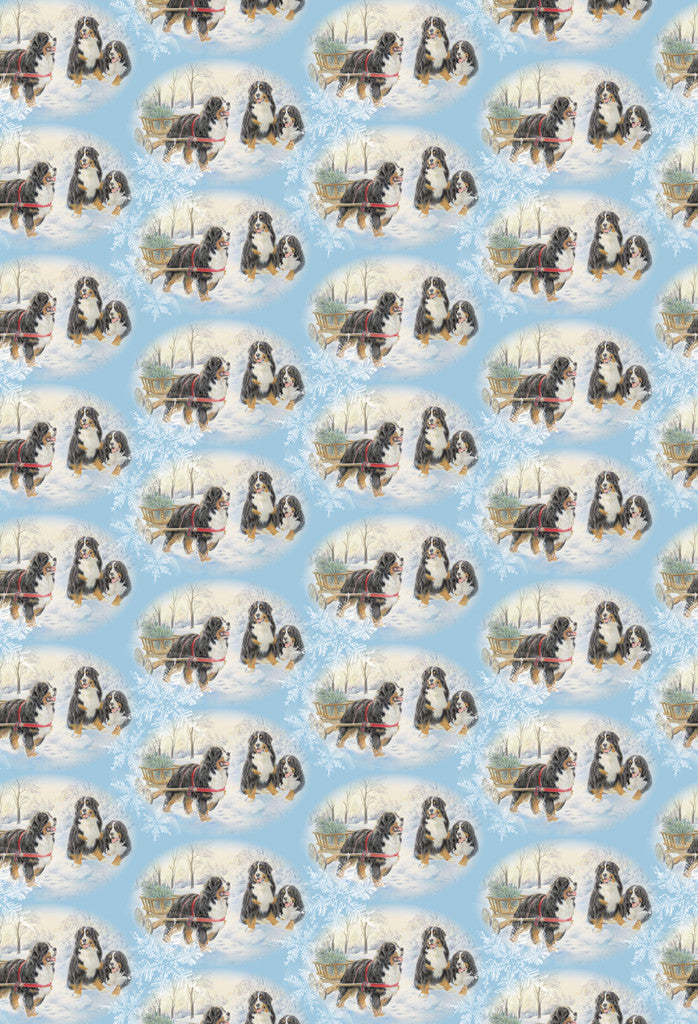 Bernese Mountain Dog Christmas Wrapping Paper