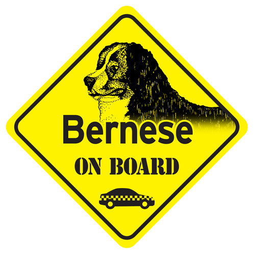 Bernese On Board Sign