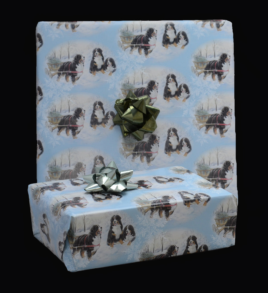 Bernese Mountain Dog Christmas Wrapping Paper