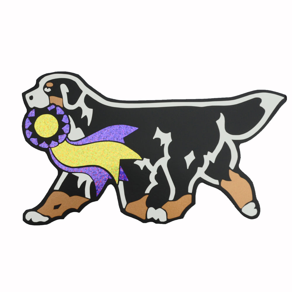 "Bernese Gaiting with ribbon - Magnet"