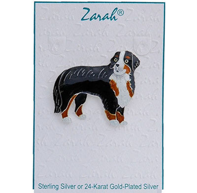 Sterling Silver Bernese Pin