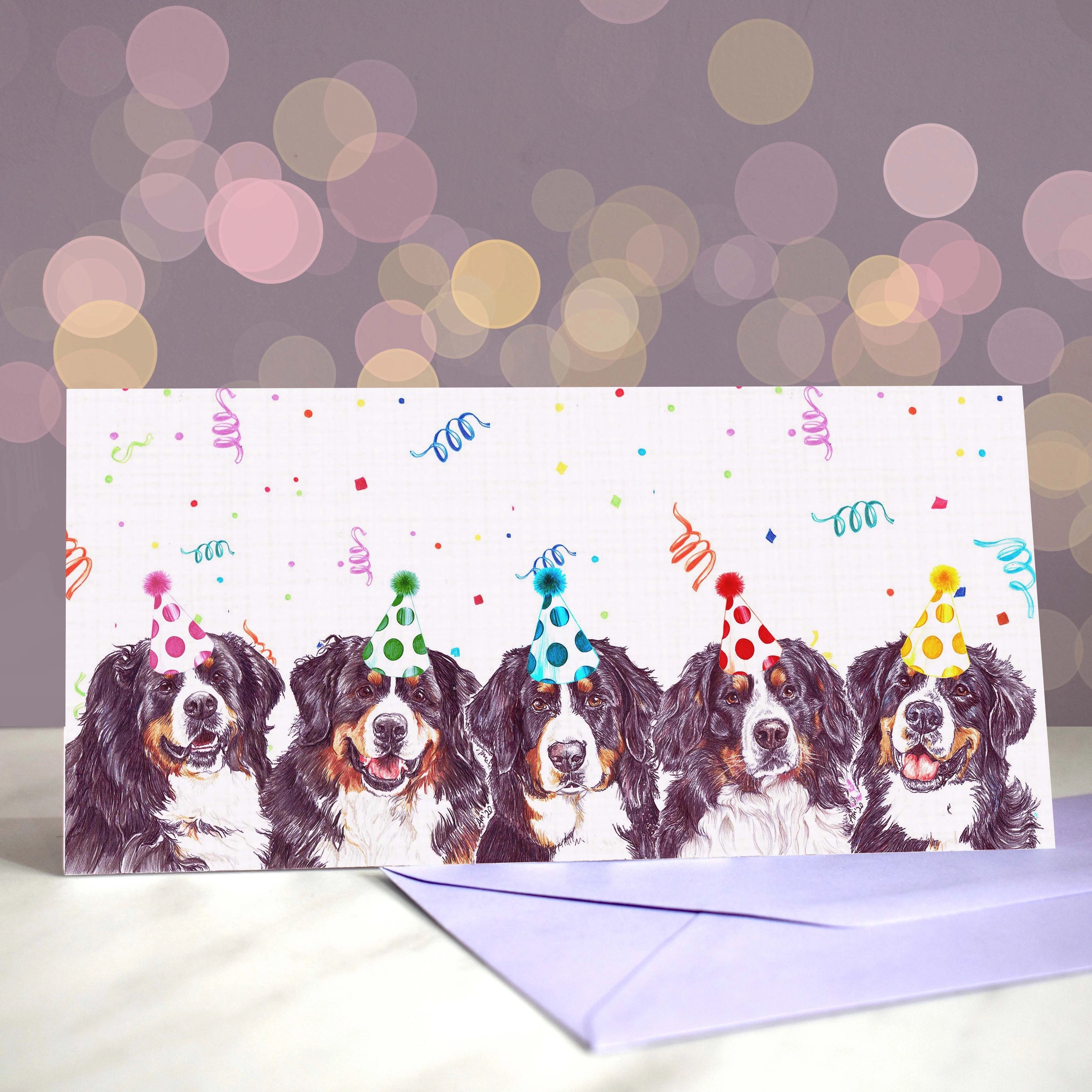 Bernese Blank Greeting Card - Sold individually