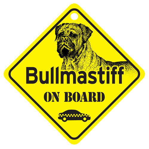 Bullmastiff On Board Sign
