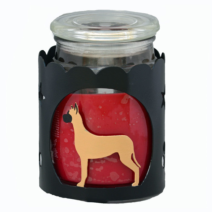 Great Dane Jar Candle Wrap - Fawn