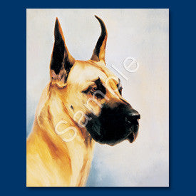 Great Dane Fawn Blank Note Cards