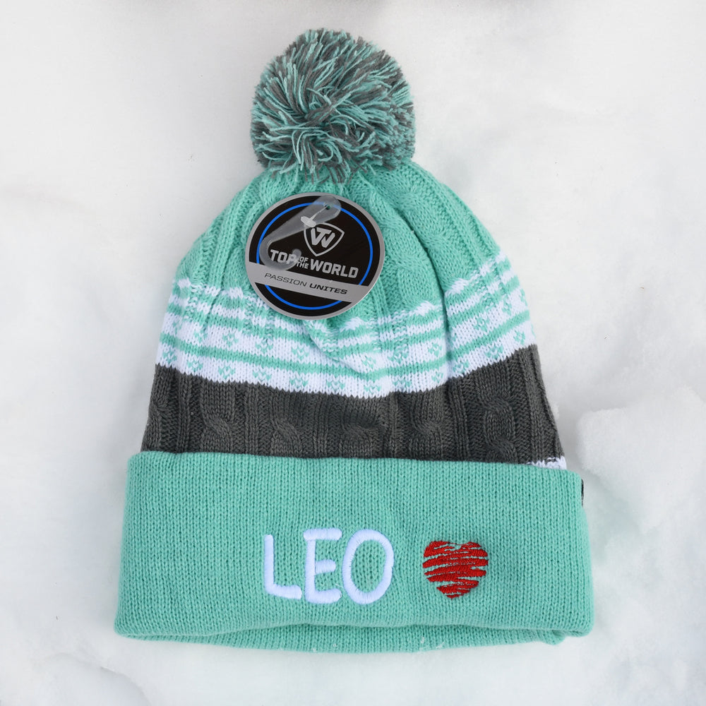 LEO knit hat, green