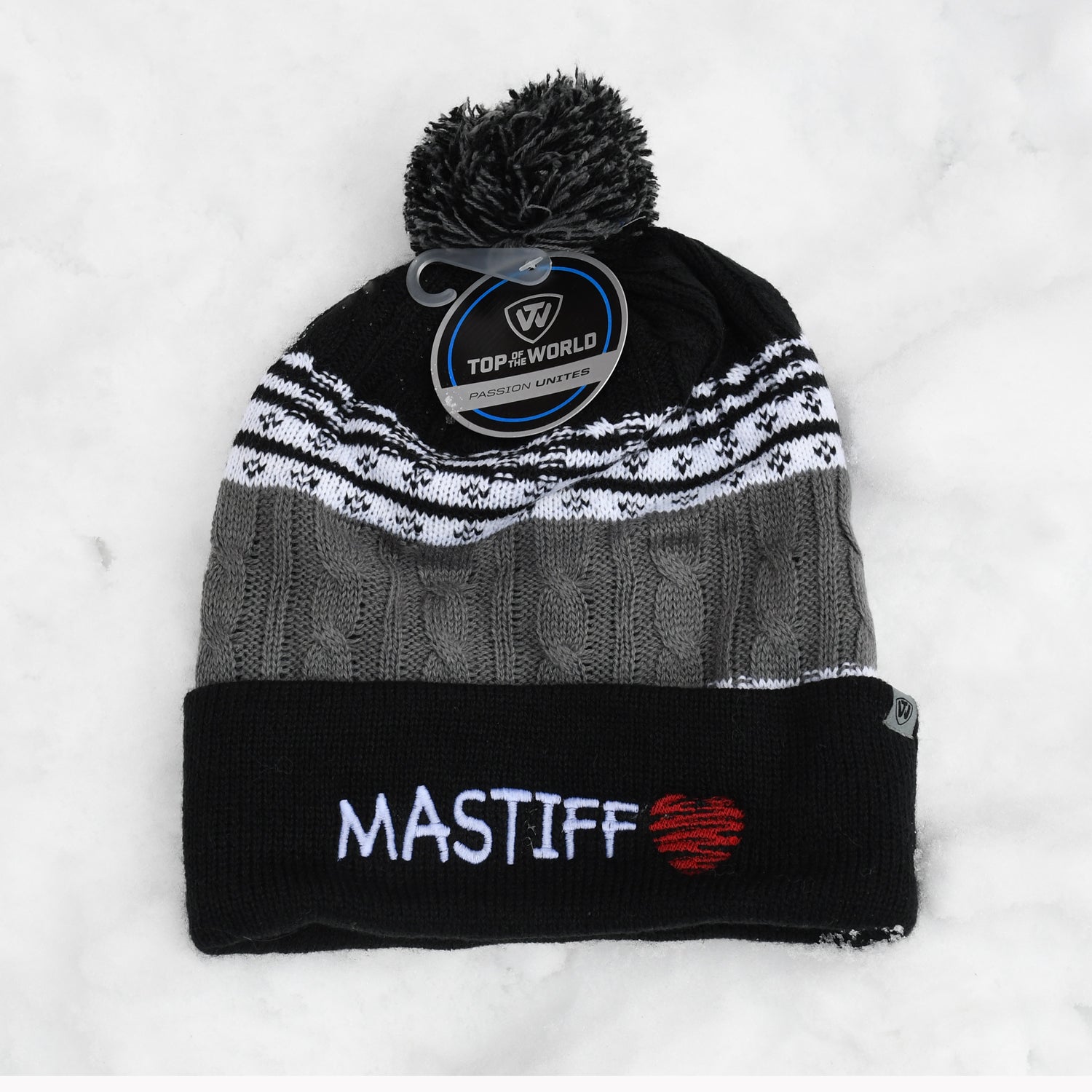Mastiff knit hat, black