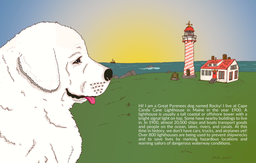 Rocky and Splash's First Lighthouse Dog Adventure