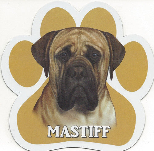 Mastiff Paw Magnet