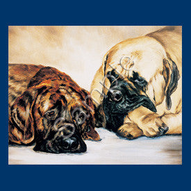 Mastiff Blank Note Cards