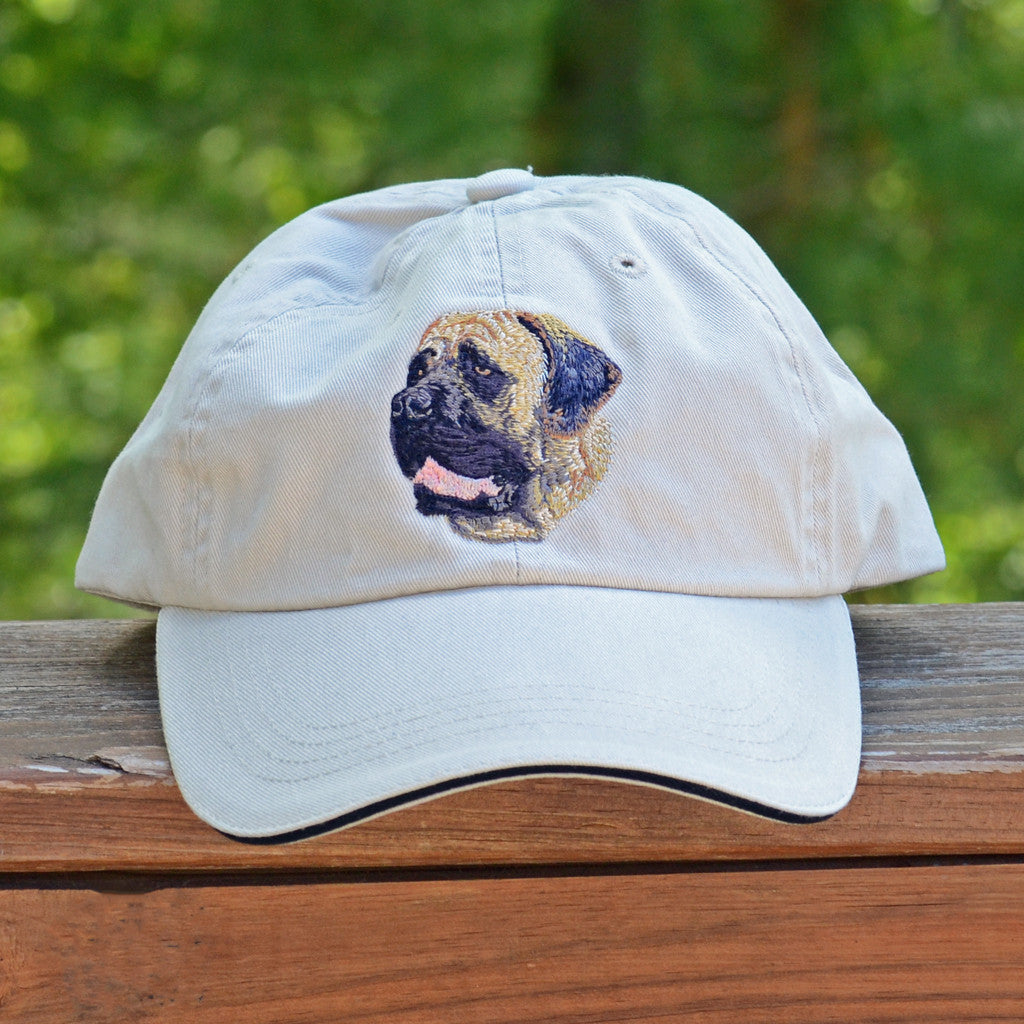 "Embroidered Mastiff Cap"