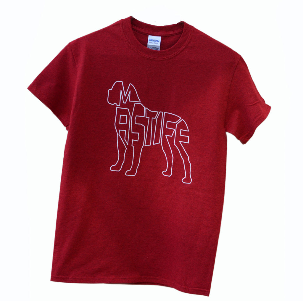 Mastiff T-Shirt - cherry