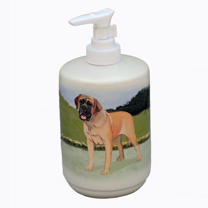 Ceramic Mastiff Soap Dispenser