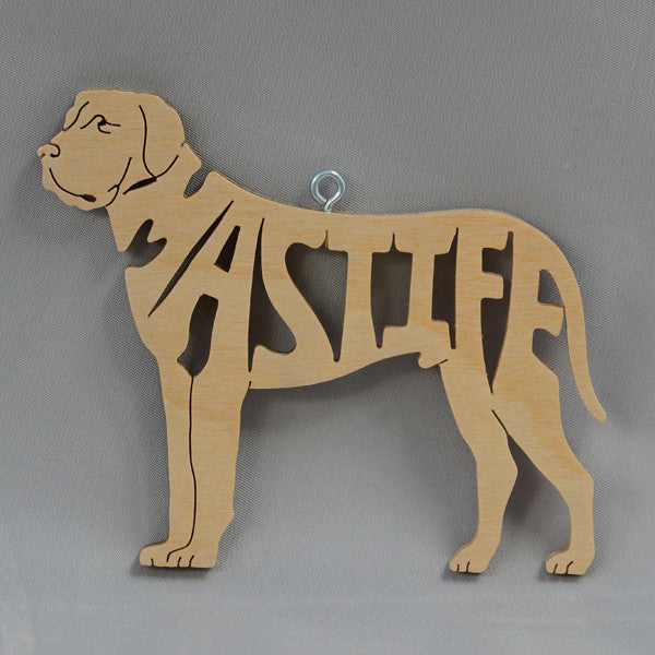 Mastiff Wooden Puzzle Ornament