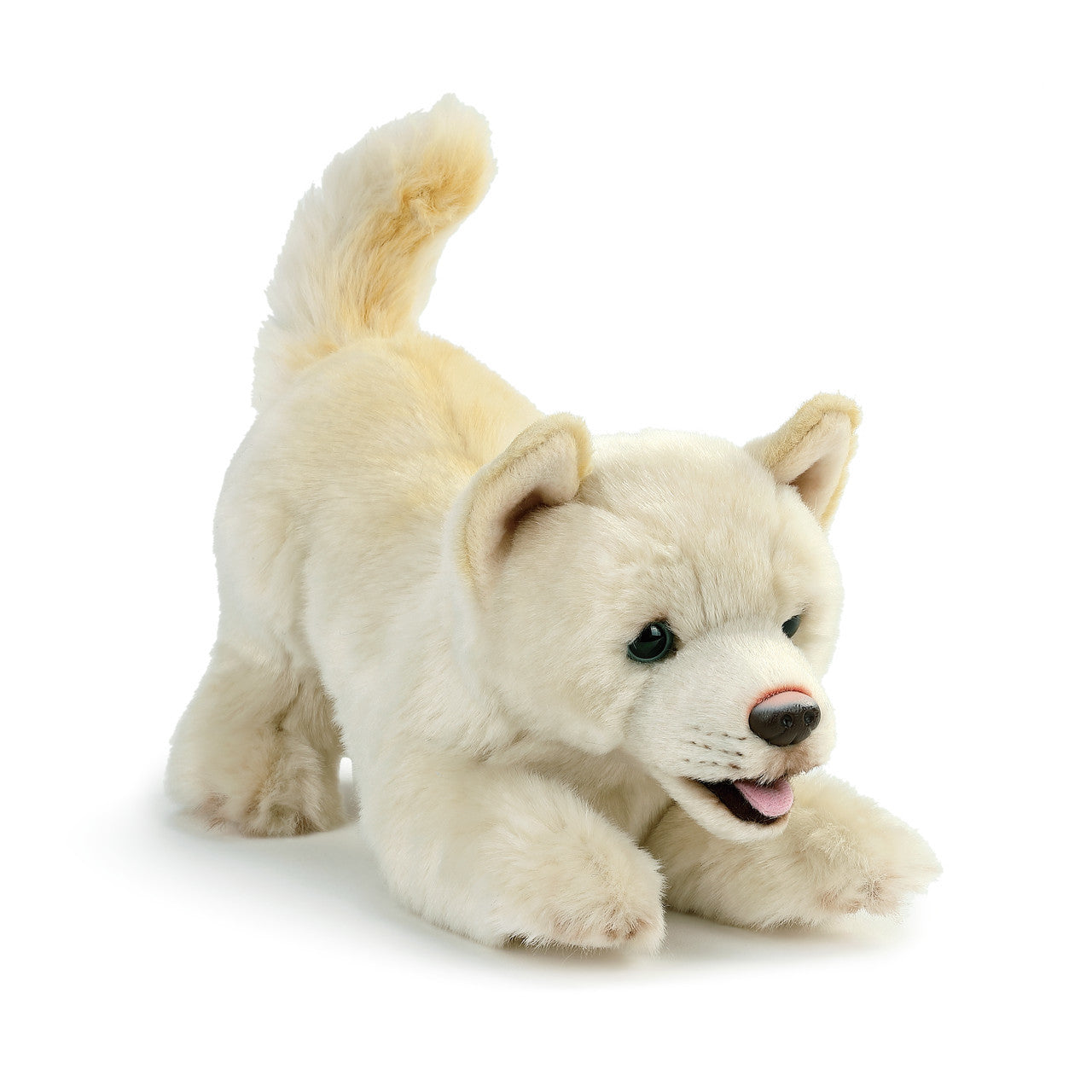 White Mix Rescue Breed Plush Toy - small/med