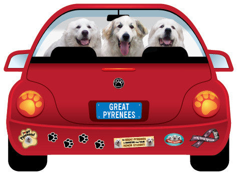 Pyr PupMobile Car Magnet