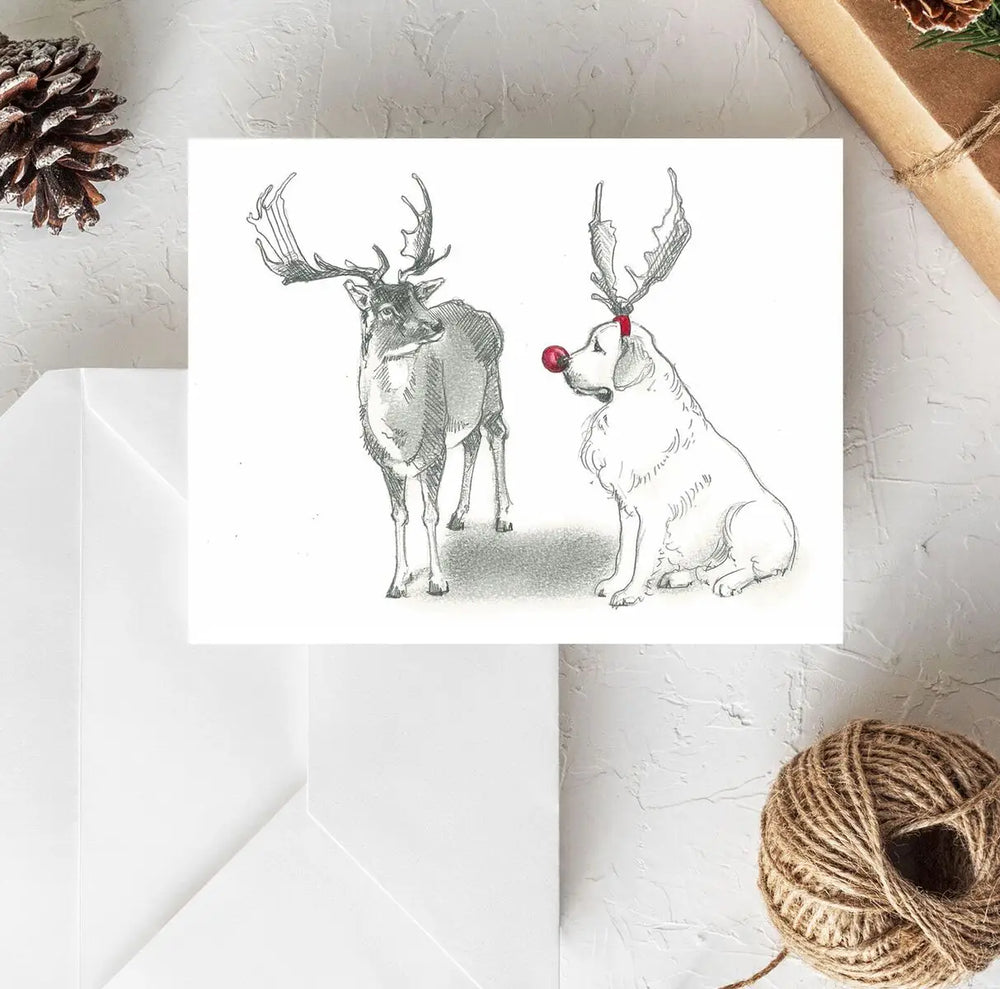 Great Pyrenees Holiday Cards - Box of 10