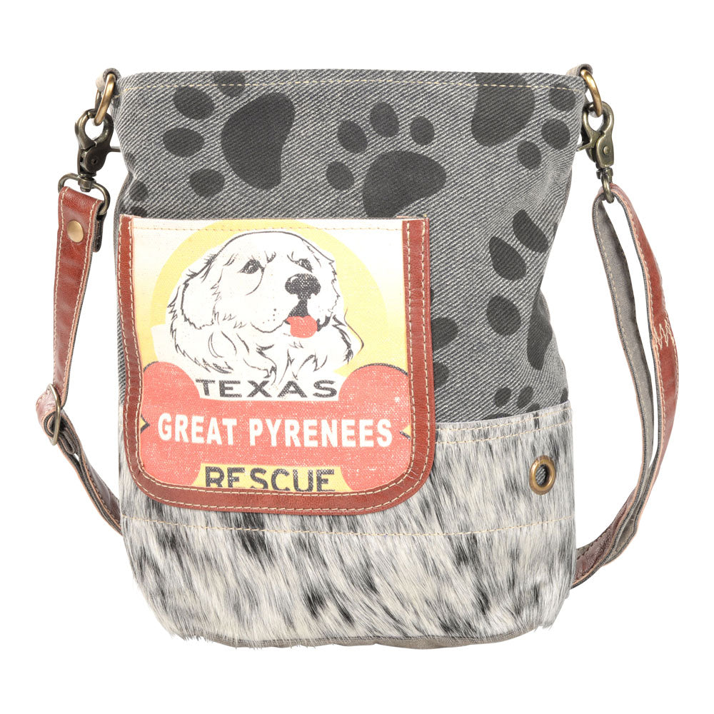 Great Pyrenees Canvas Cross Body Purse