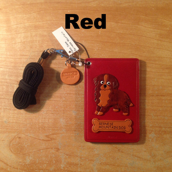 Leather Bernese ID Holder - Imported from Japan