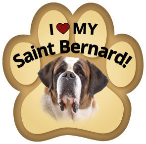 I Love my Saint Bernard - Magnet