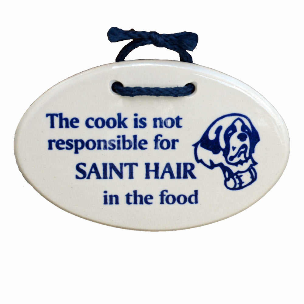 Saint Hair In The Food - Plaque