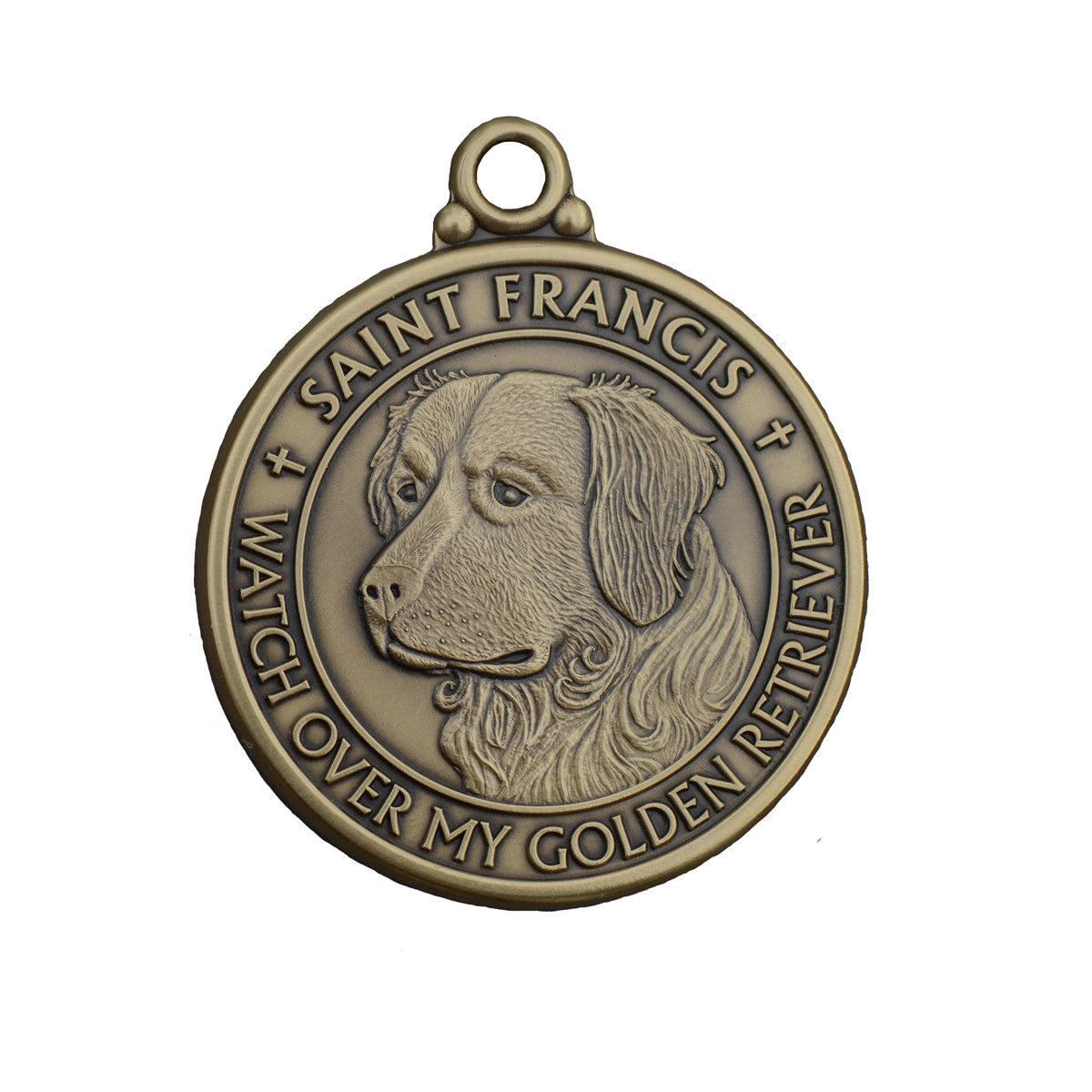 St francis dog tag top