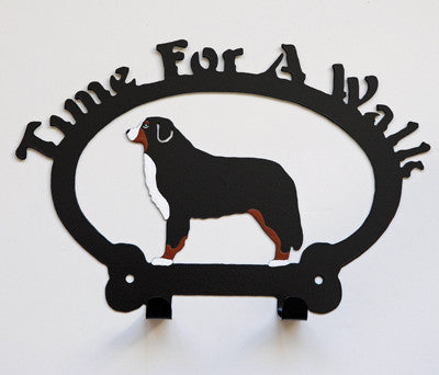 Time For A Walk, Wall Hooks - Bernese