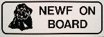 Newf On Board - Decal