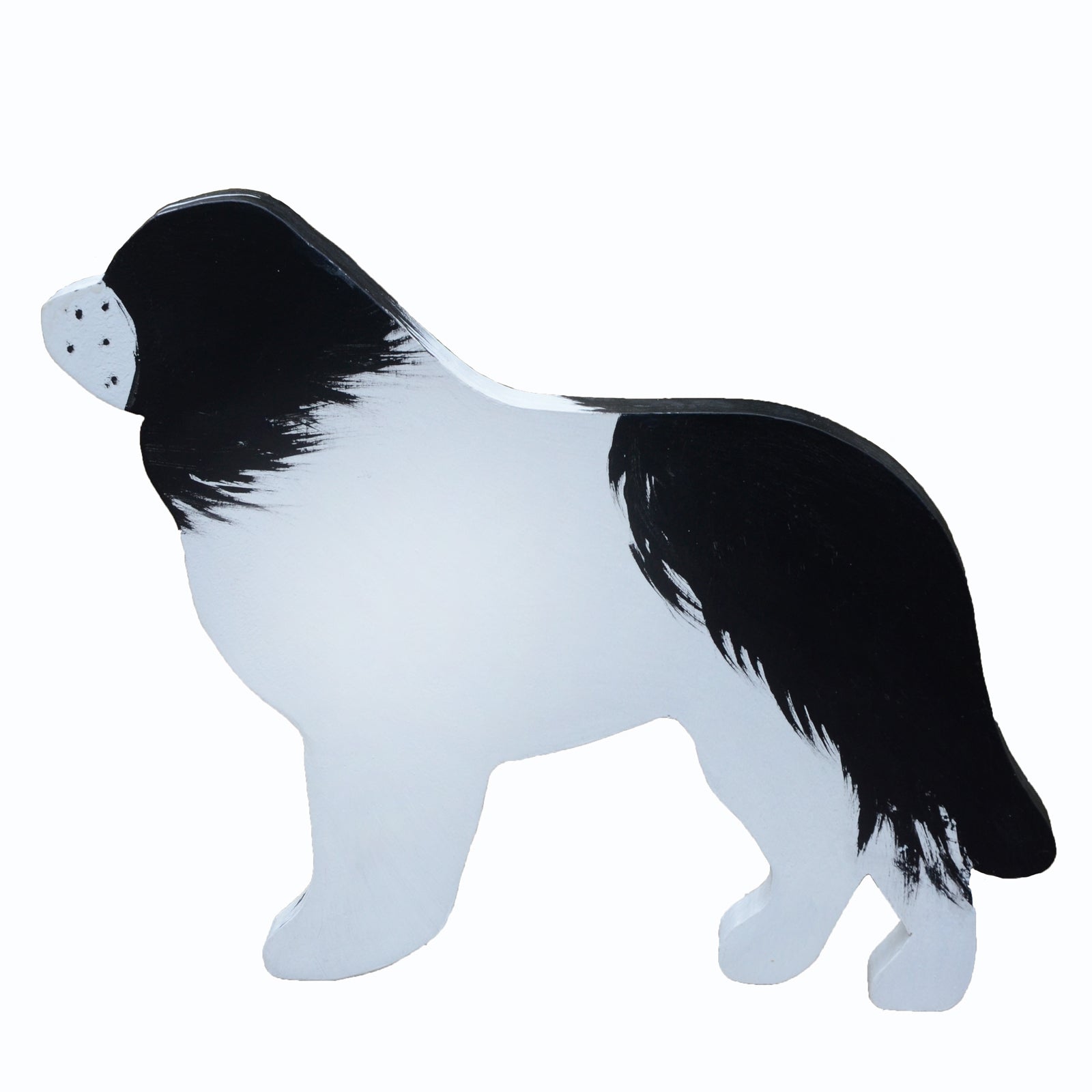 "Folk Art - Hanging Newfoundland Dog"