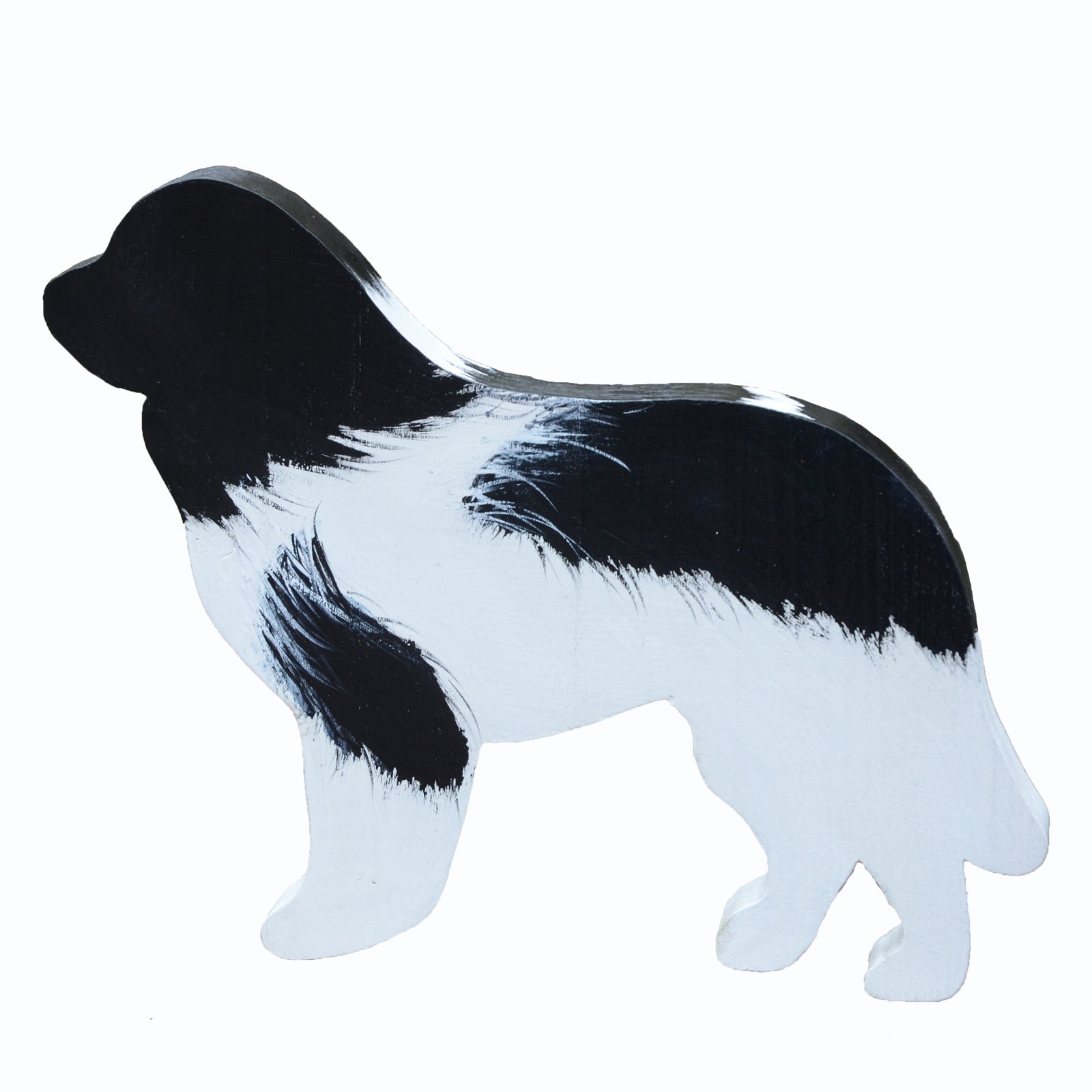 "Folk Art - Hanging Newfoundland Dog"